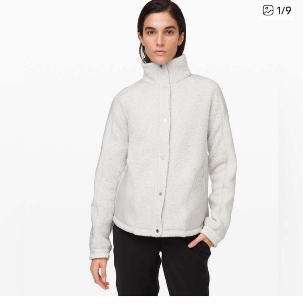 Lululemon Go Cozy Wool Sherpa Jacket